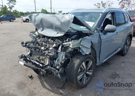 2021 Nissan Rogue Sl Intelligent Awd z USA, uszkodzony, nr VIN 5N1AT3CB0MC843478